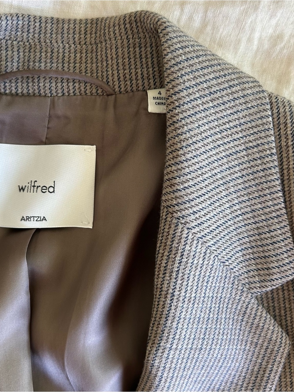 Wilfred Houndstooth Plaid Generation Blazer
